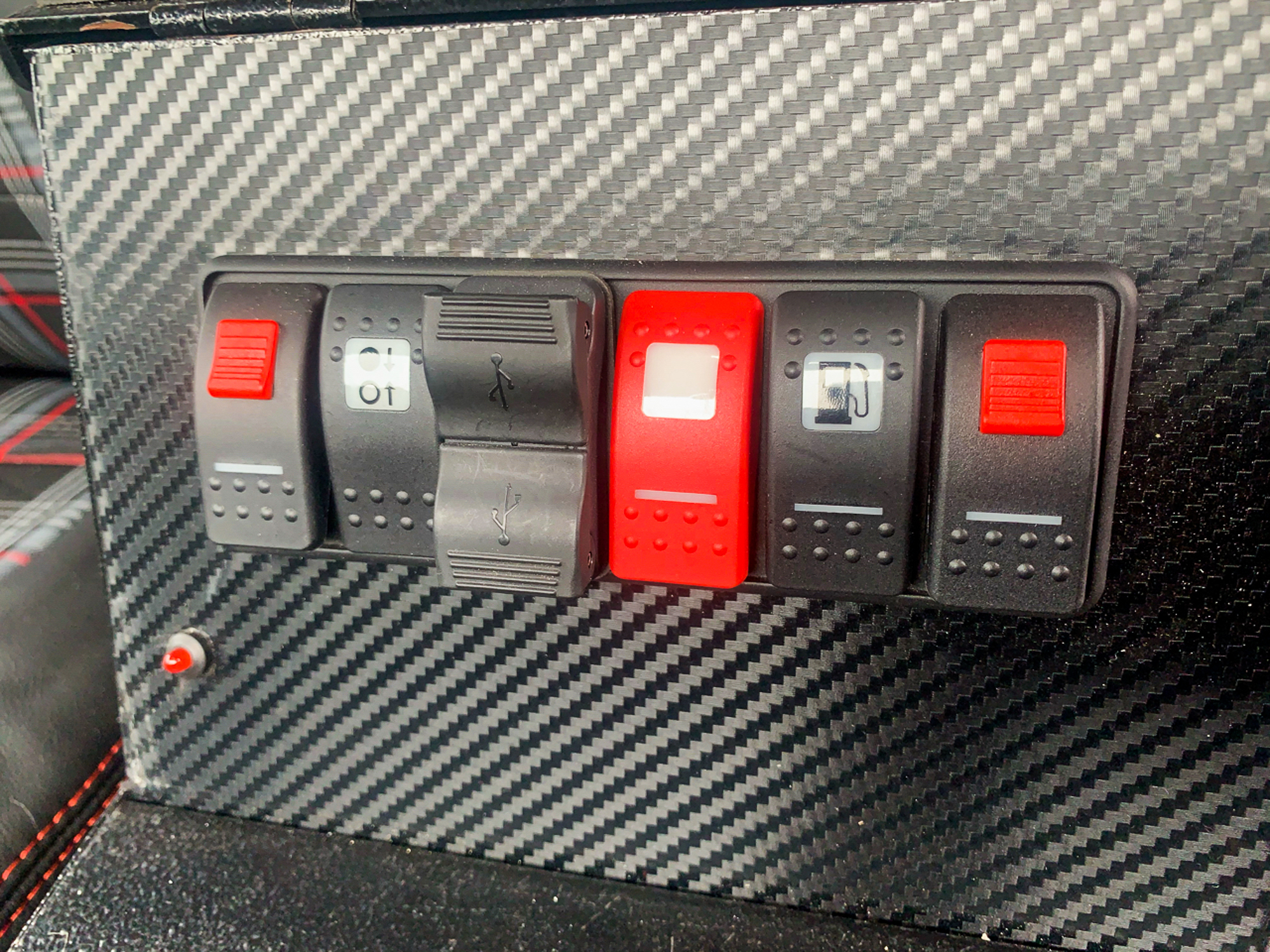 The Rear Switch Panel – 48 States of Gray