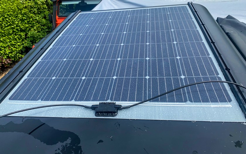 The Solar Panel Installed